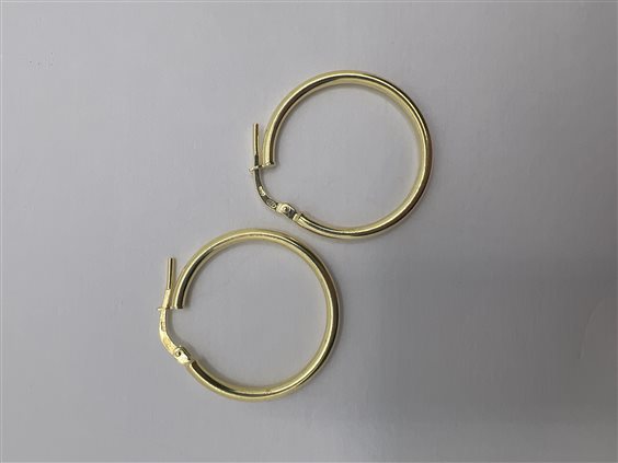 Orecchini Domar Donna Cerchi argento 925 lisci in Argento ORAR-445-280 - ORAR-445-280
